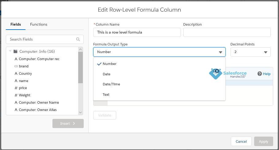 Row-Level Formula in Lightning Experience Reports