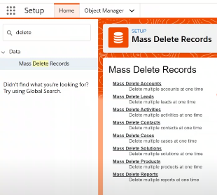 Mass Delete Record