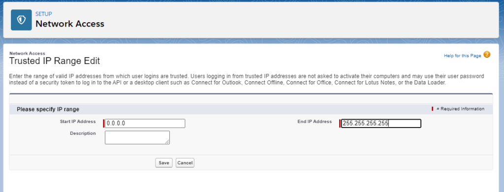 Trusted IP Ranges 2 Ways To Whitelist IP Address In Salesforce 